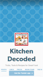 Mobile Screenshot of kitchendecoded.com