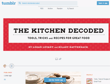 Tablet Screenshot of kitchendecoded.com
